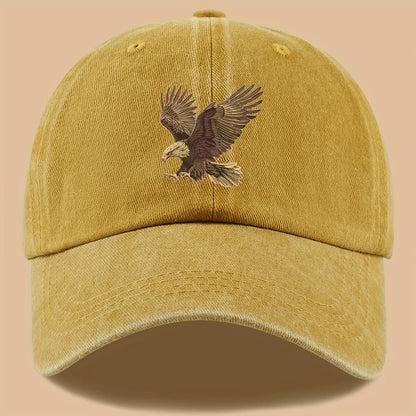 Eagle Print Outdoor Baseball Cap