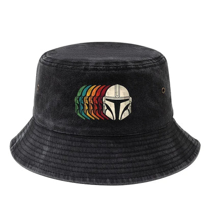 Rainbow Armor Print Outdoor Bucket Hat
