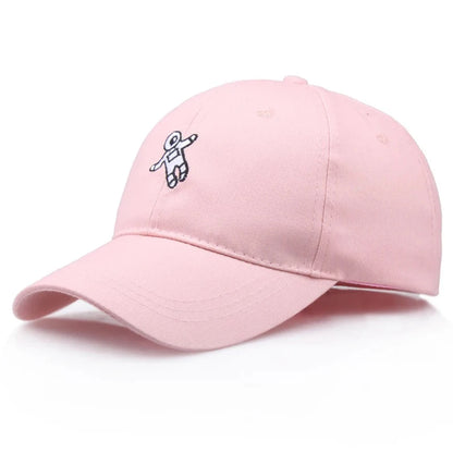 Astronaut Embroidered Snapback Baseball Cap