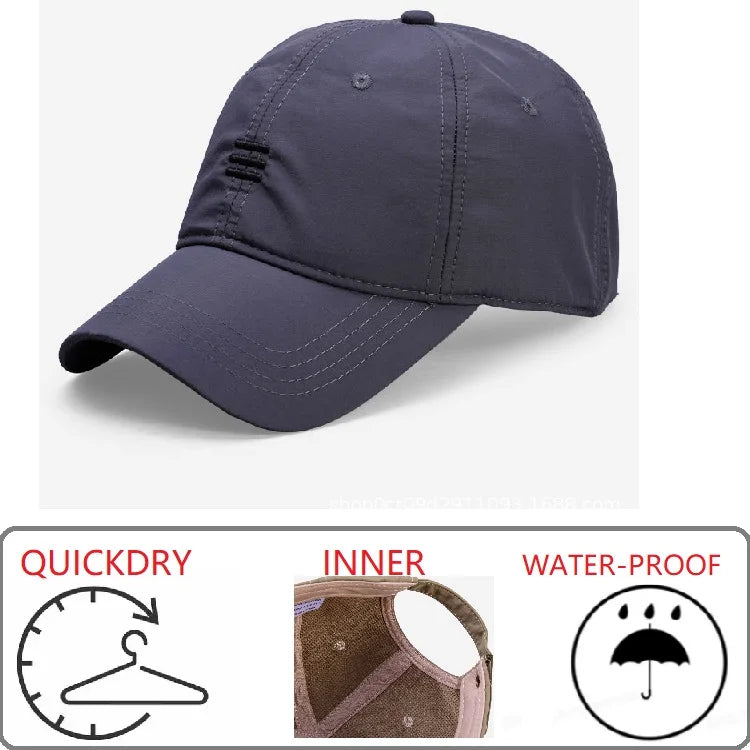 Ohmy Baseball Cap Oversize Big Head Man Plus Size M 55-59cm L 60-64cm