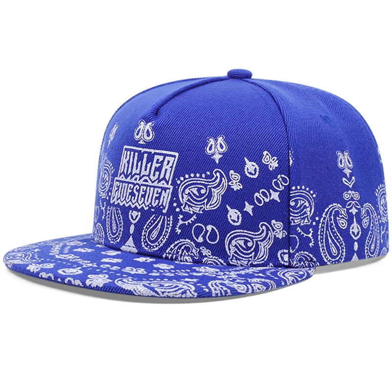 West Coast Floral Hip Hop Snapback Cap