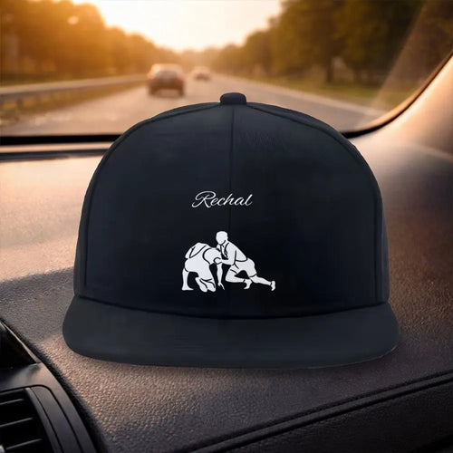 Rechal Wrestling Design Snapback Cap Hat