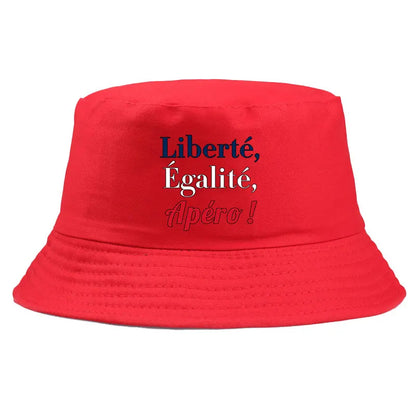 Liberté Égalité Apéro Reversible Bucket Hat Unisex