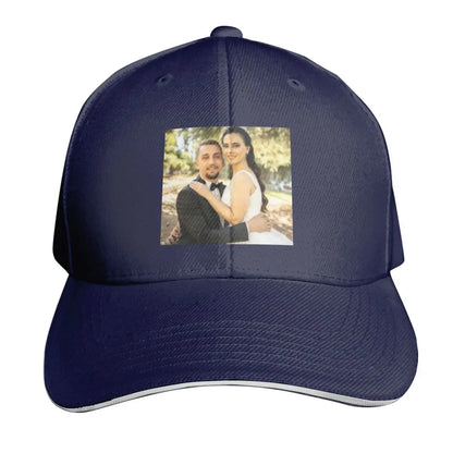 Personalised Wedding Photo Custom Baseball Cap