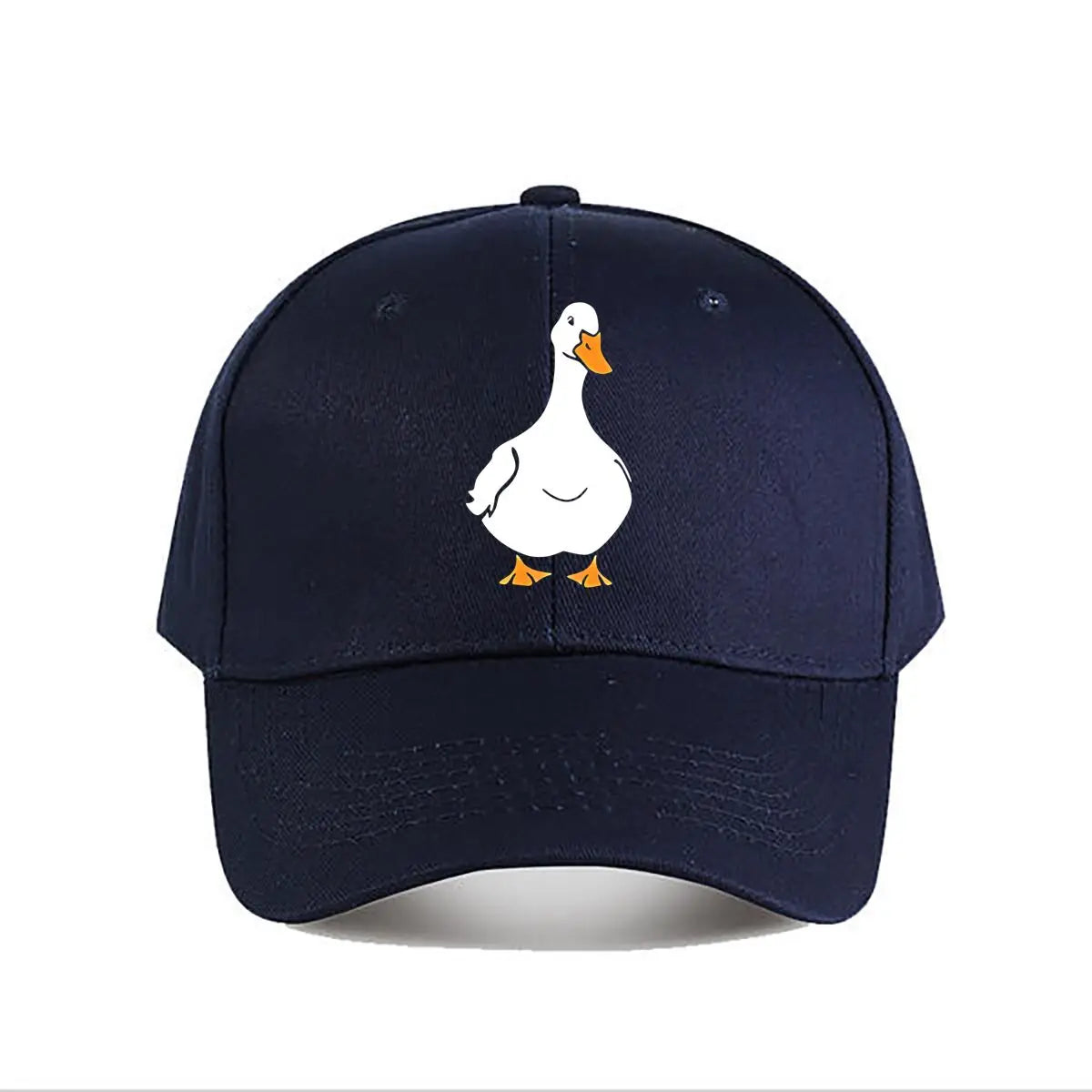 Cute Cartoon Duck Vinyl Sticker Baseball Cap
