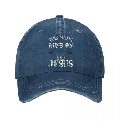 Mama Coffee Jesus Washed Baseball Cap