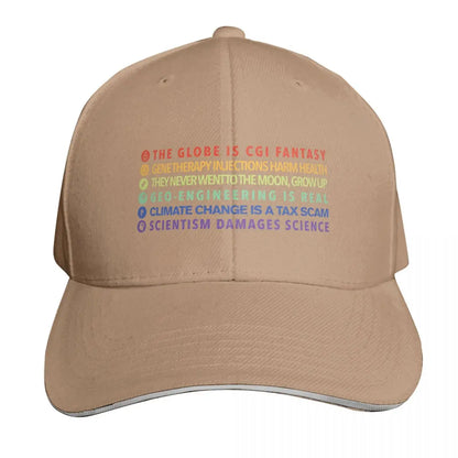 Scientism Is Stoopid Moisture Wicking Curved Brim Baseball Cap