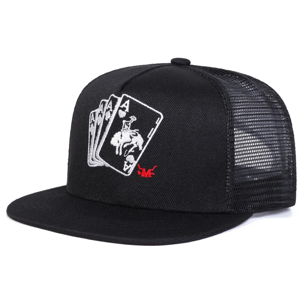 Unisex Poker A Embroidered Snapback Cap