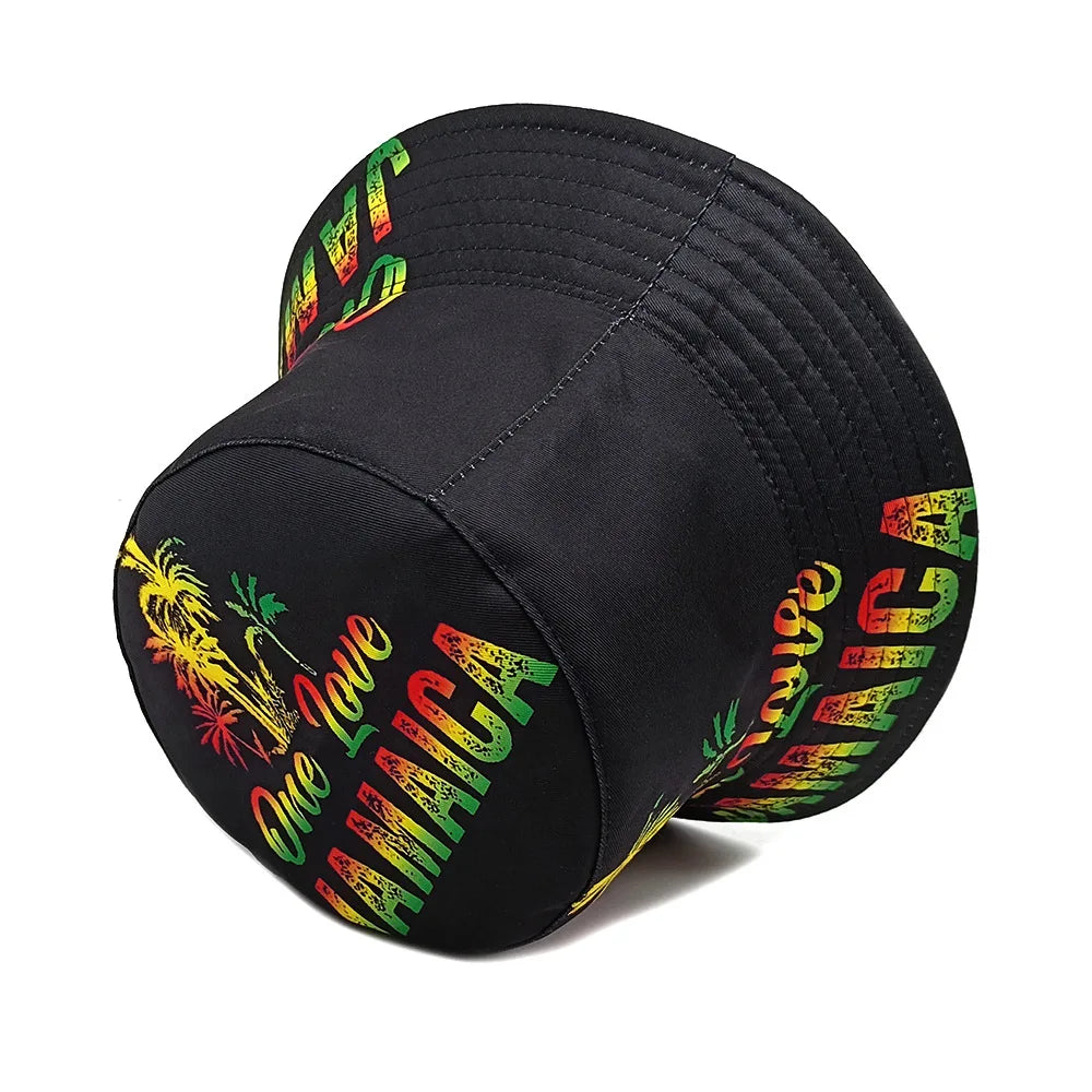 JANAICA One Love Print Bucket Hat Unisex
