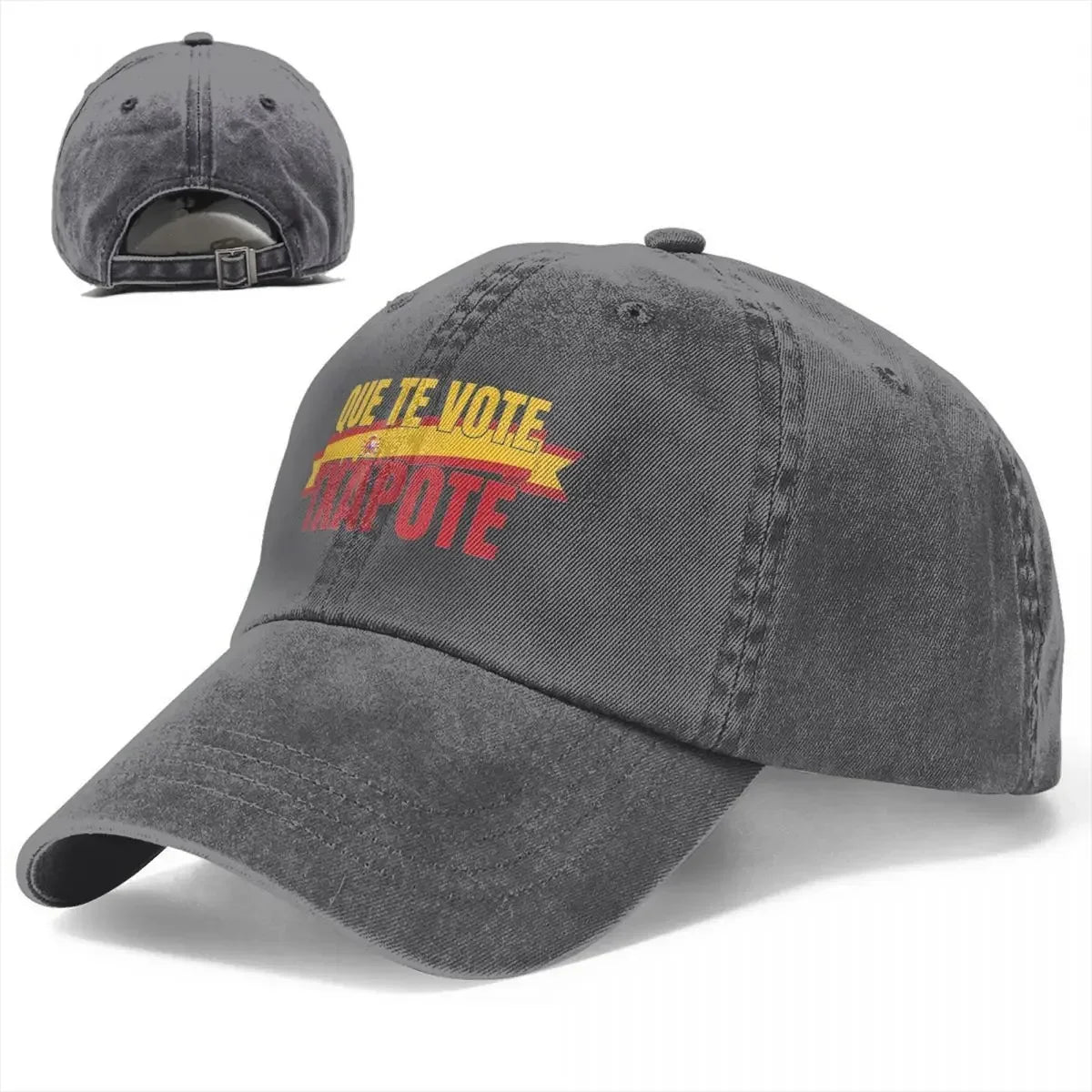 Que Te Vote Washed Baseball Cap