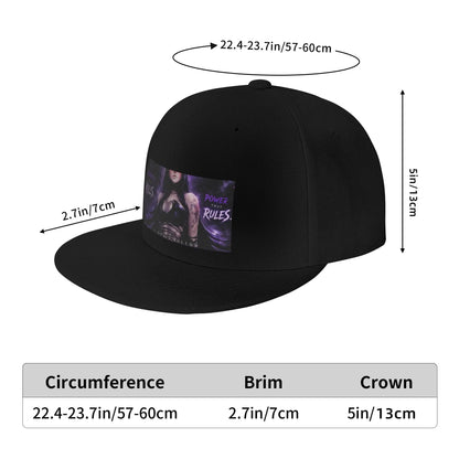 Beauty Vintage Distressed Flat Brim Baseball Snapback Cap