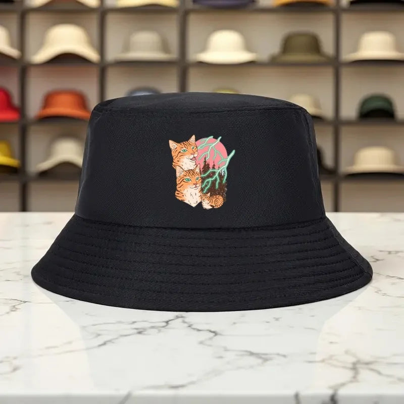 Electric Tigers Print Bucket Hat