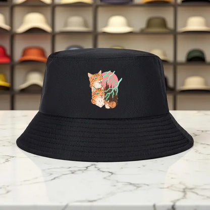 Electric Tigers Print Bucket Hat
