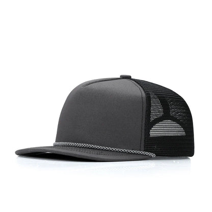 Custom Logo Breathable Mesh Trucker Snapback Cap