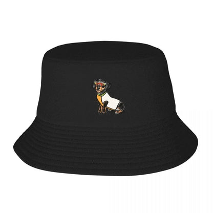 Biker Dog Fashion Bucket Hat