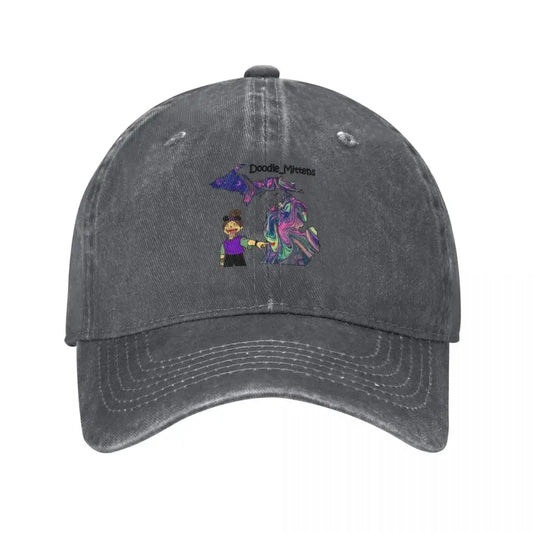 Doodle Mittens Promotional Logo Baseball Cap
