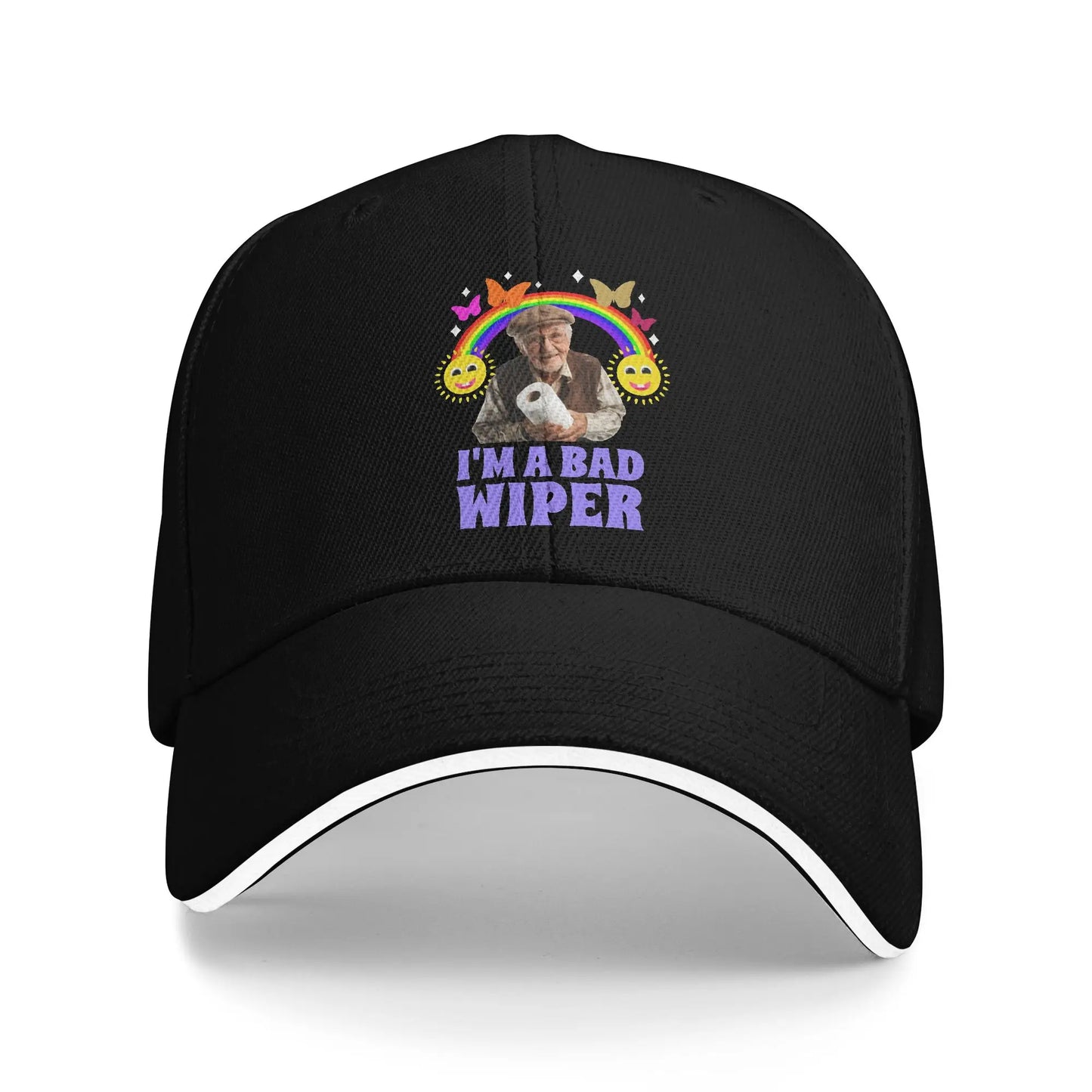 I Am A Bad Wiper Humor Baseball Cap
