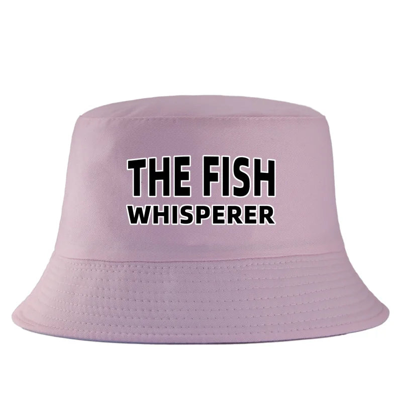 Fish Whisperer Outdoor Fishing Bucket Hat Unisex