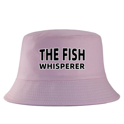 Fish Whisperer Outdoor Fishing Bucket Hat Unisex