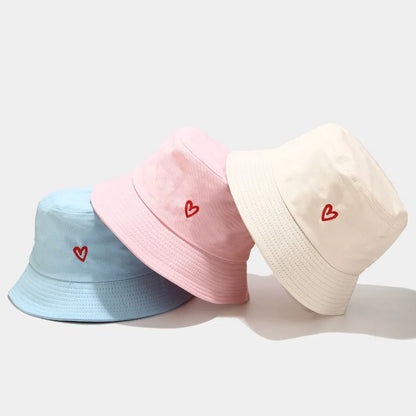 Couple Valentine Embroidered Ultra-Light Bucket Hat