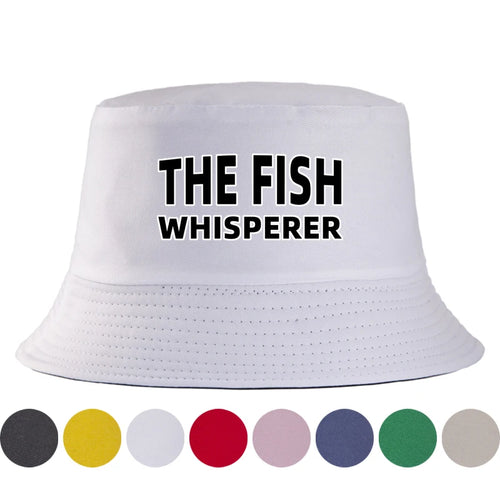 Fish Whisperer Outdoor Fishing Bucket Hat Unisex