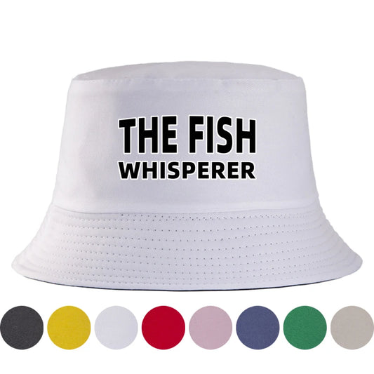Fish Whisperer Outdoor Fishing Bucket Hat Unisex