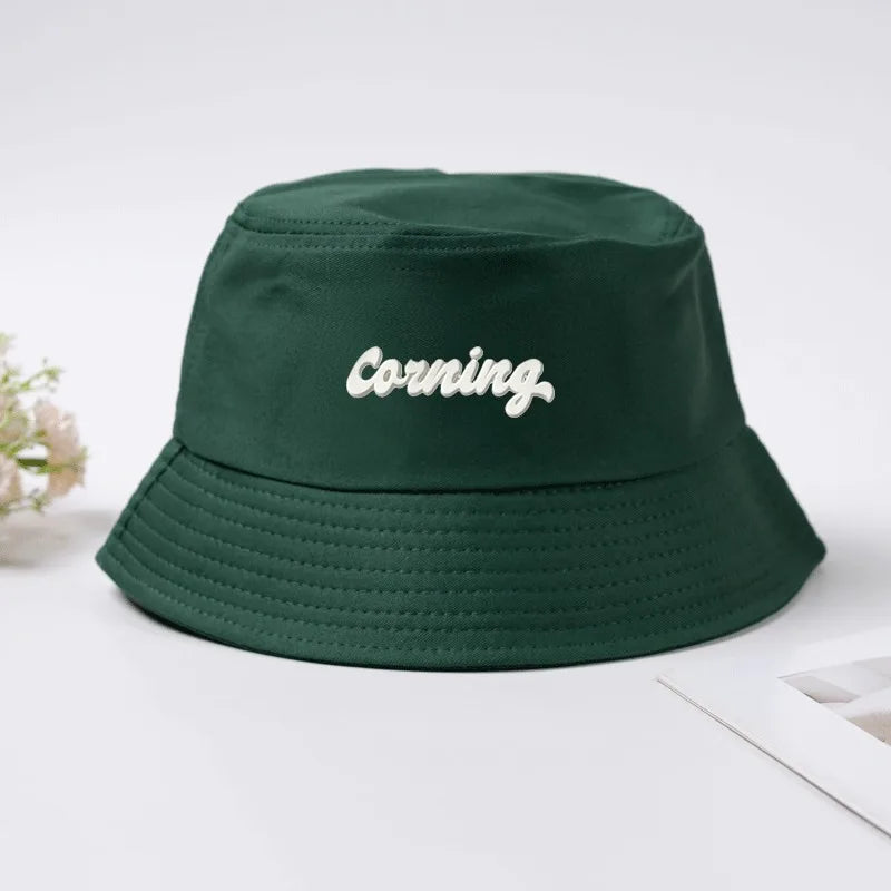 Custom Text Graphic Breathable Cotton Summer Bucket Hat