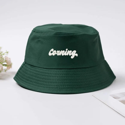 Custom Text Graphic Breathable Cotton Summer Bucket Hat