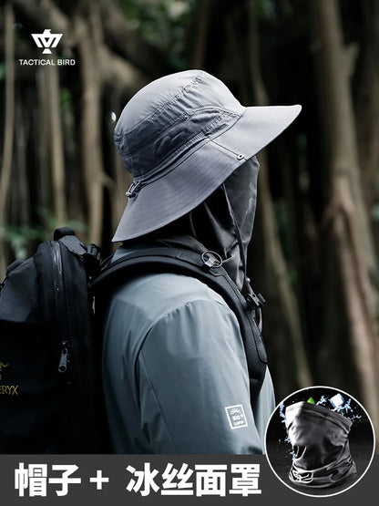 Lightweight Quick-Dry Fishing Bucket Hat for Large Heads