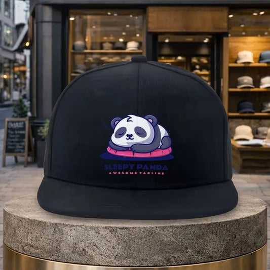Sleepy Panda Snapback Cap