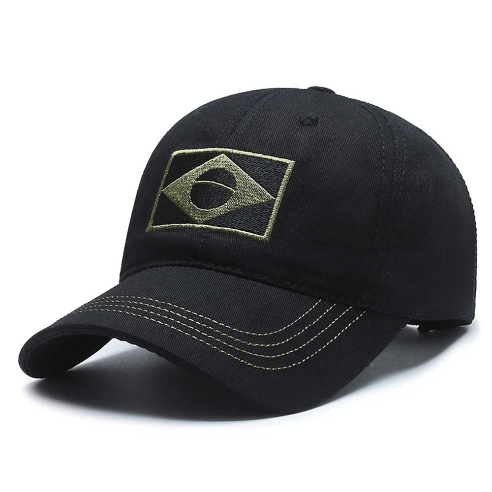 New Baseball Cap Men Summer Brazil Flag Sun Protection Snapback Cap
