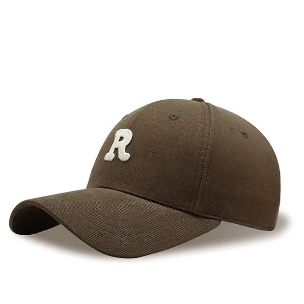 60-65cm 65-70cm Big Head Baseball Cap For Men Cotton Outdoor Sport Snap Back Cap Dad Hats R Letter Large Size Deepen Trucker Cap