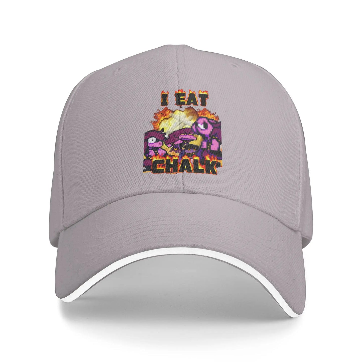 Deltarune I Eat Chalk Casual Snapback Baseball Cap