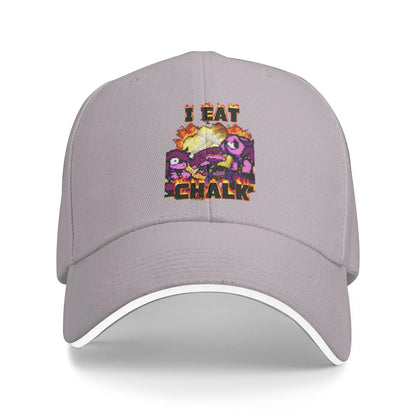 Deltarune I Eat Chalk Casual Snapback Baseball Cap