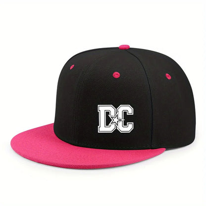 Letter Print Streetwear Adjustable Hip-Hop Snapback Cap