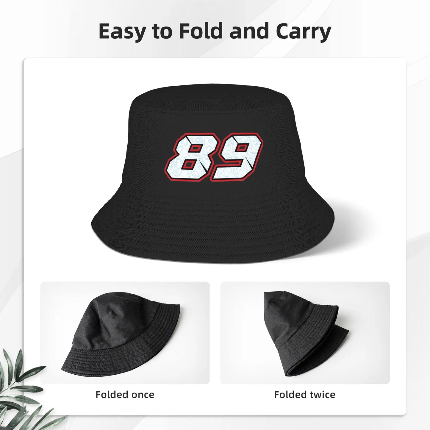 Unisex Jorge Martin 89 Bucket Hat Foldable Fisherman