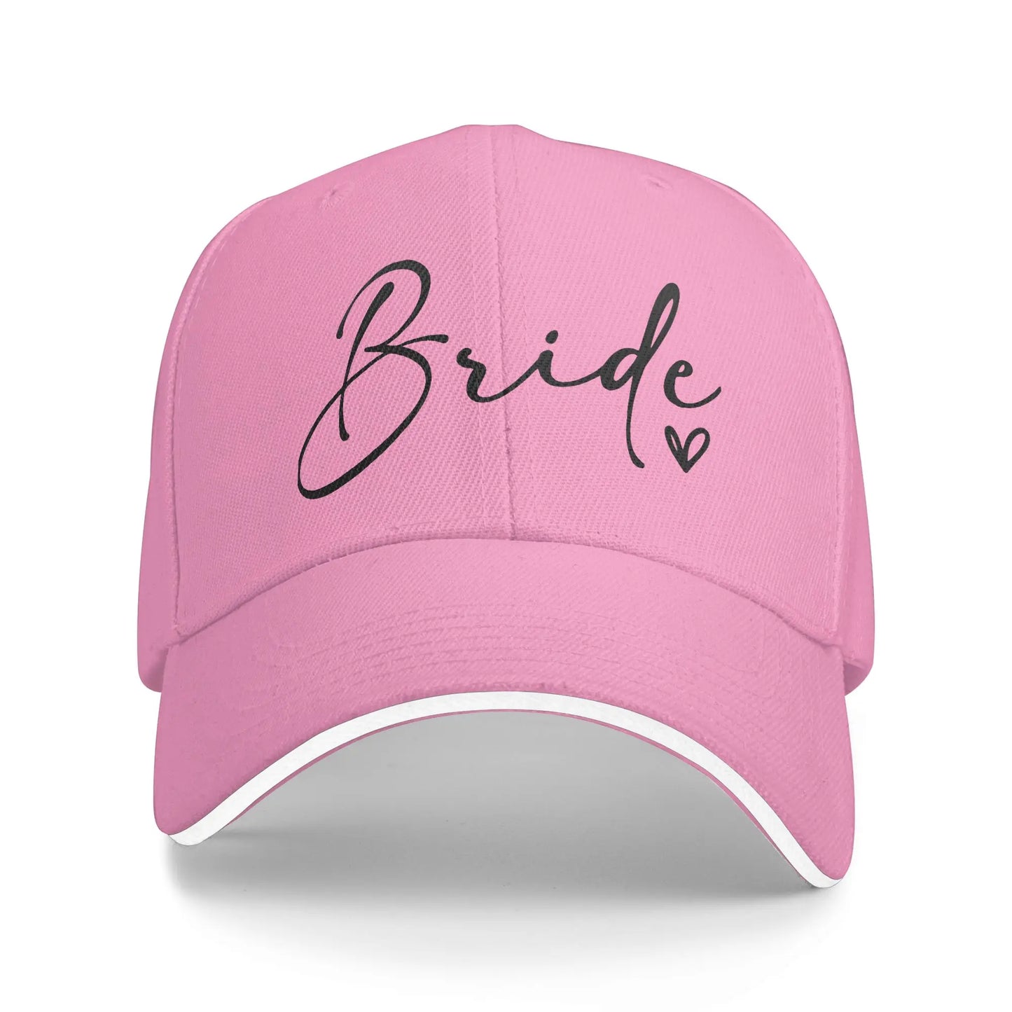 Bride Hearts Wedding Party Baseball Cap