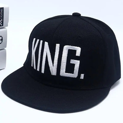 Adjustable Letter Embroidered Unisex Hip-Hop Snapback Cap