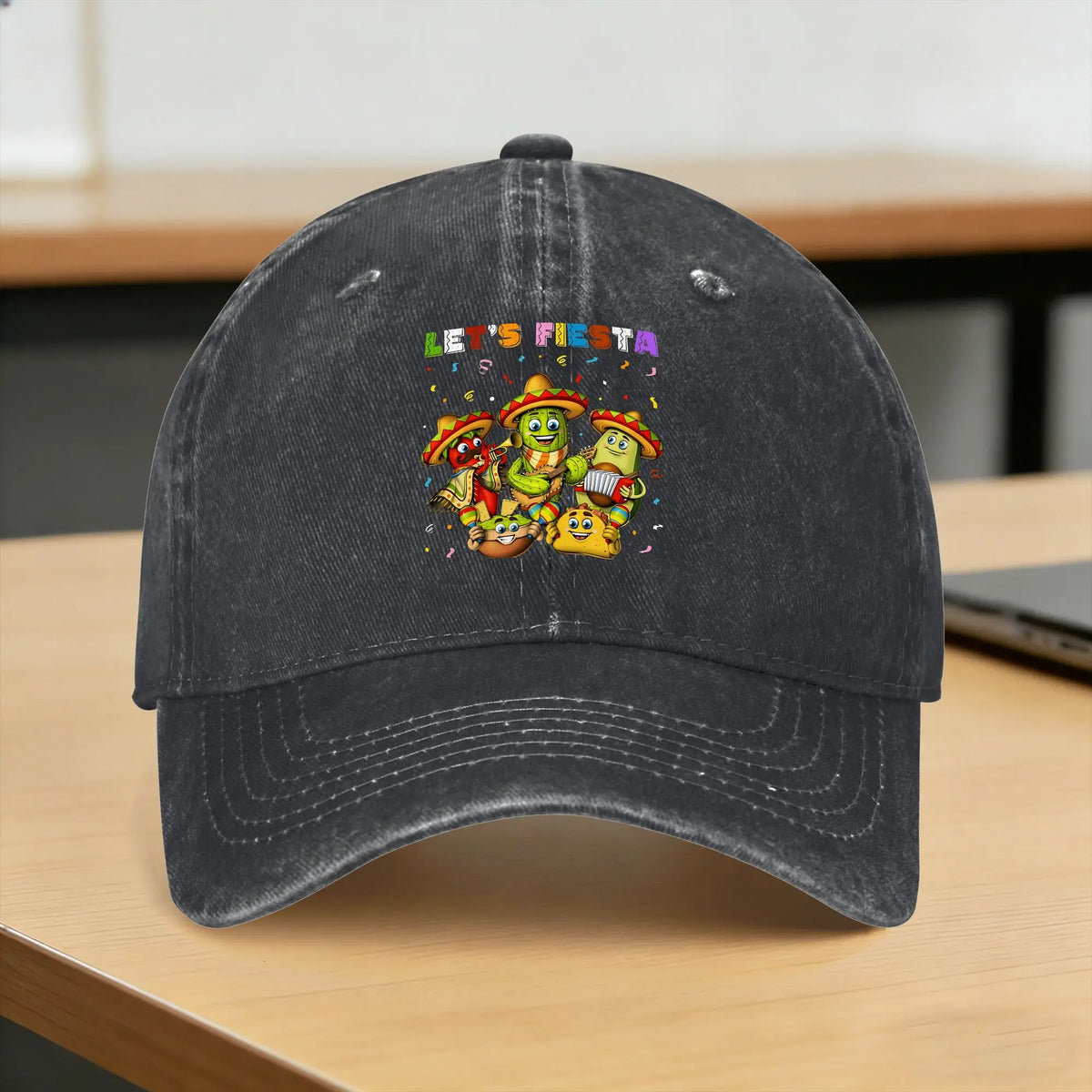 Let's Shirt Party Fiesta Washed Baseball Cap