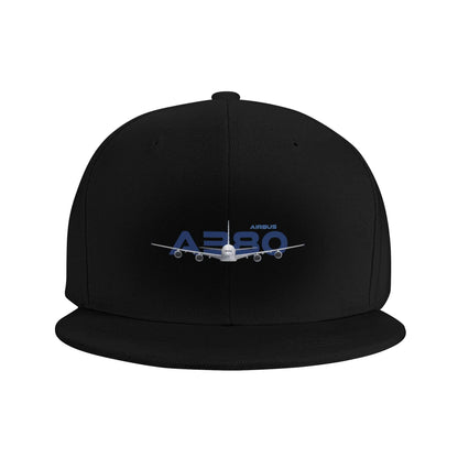 Airbus A380 Japanese Minimalist Aviation Snapback Cap