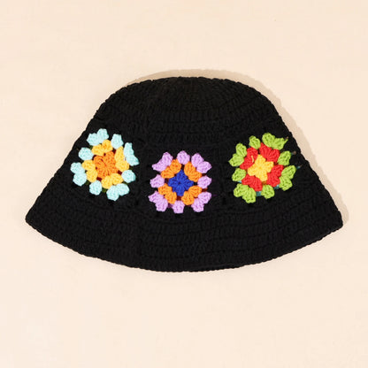 Colorful Floral Patchwork Bucket Hat