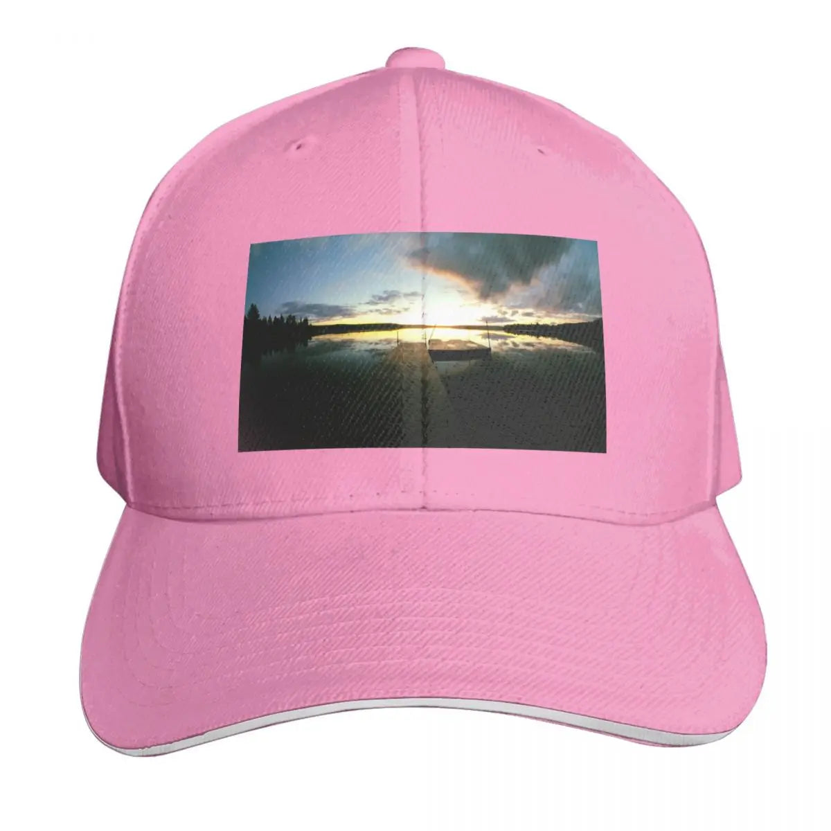 Sunset On The Quay Breathable Mesh Baseball Cap