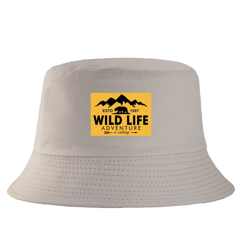 Wildlife Print Reversible Summer Bucket Hat