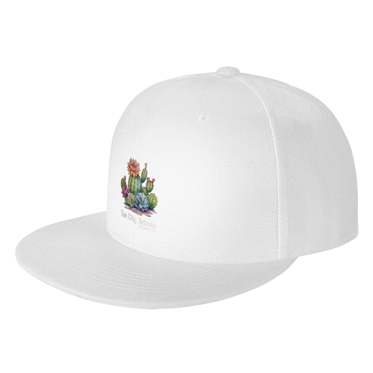 Sun City Desert Cactus Snapback Cap