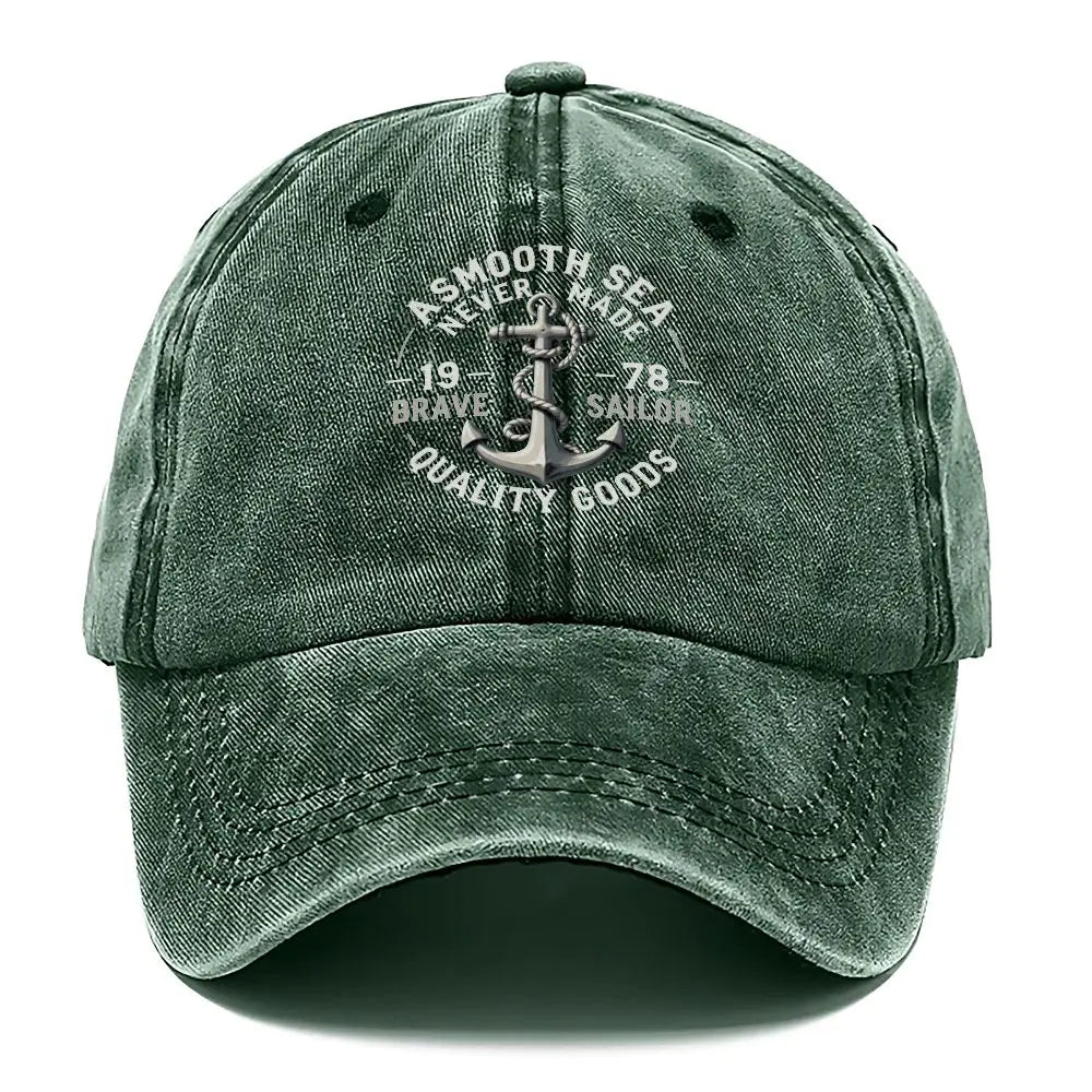 Vintage Washed Denim Baseball Cap
