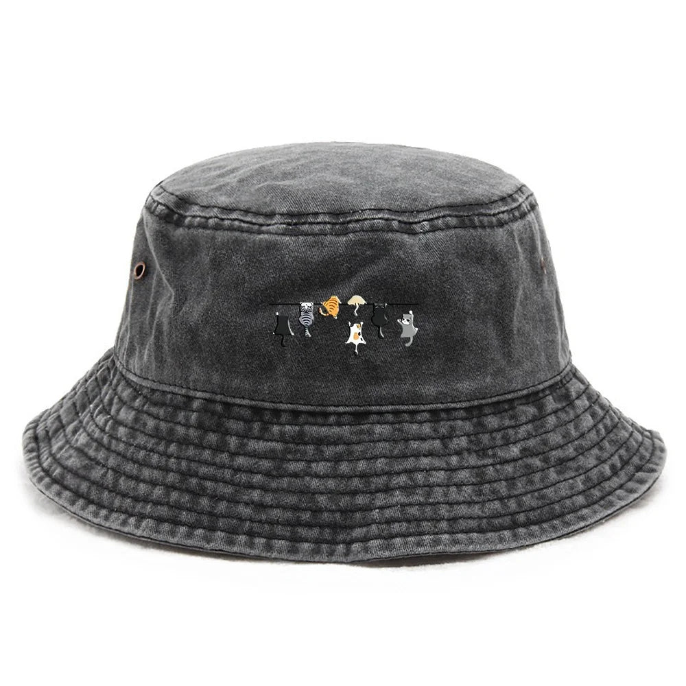 Fashionable Foldable Bucket Hat Outdoor Holiday Cap
