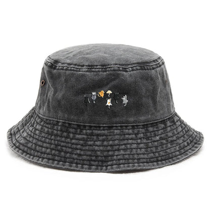 Fashionable Foldable Bucket Hat Outdoor Holiday Cap