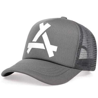 Unisex A Letter Printing Baseball Net Caps Hip Hop Cap