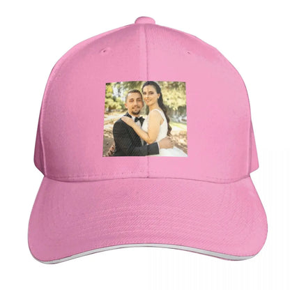 Personalised Wedding Photo Custom Baseball Cap