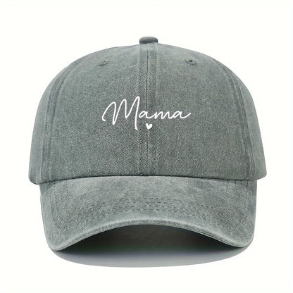 Mom Loves Patterned Printed Baseball Caps